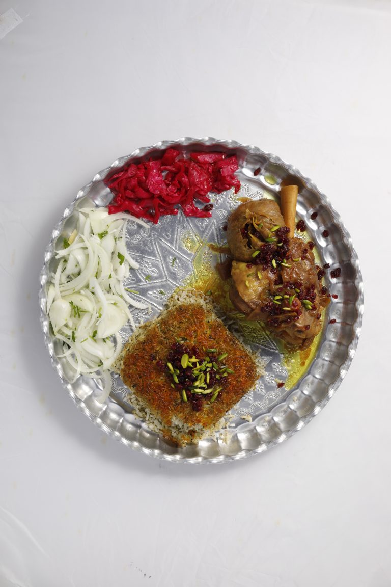 باقالی پلو با گردن